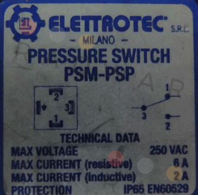 PSM50BR18T10.5 Elettrotec