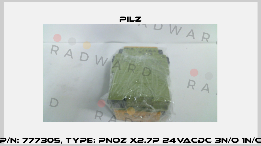 p/n: 777305, Type: PNOZ X2.7P 24VACDC 3n/o 1n/c Pilz