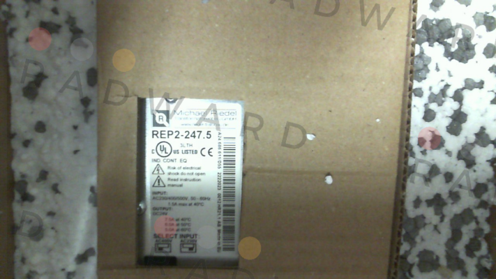 PN : 0541-00217024 , Type : REP2-247.5 180W 2ph Michael Riedel Transformatorenbau