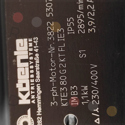 KTE3 80 G 2 KT FL IE3 Küenle