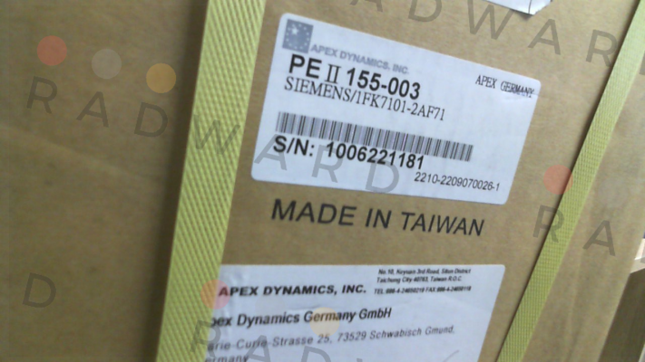 90155PEII155-003 Apex Dynamics