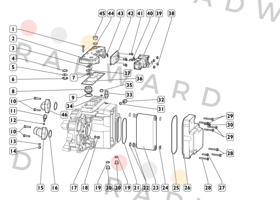 Spare part for VR123 Voith