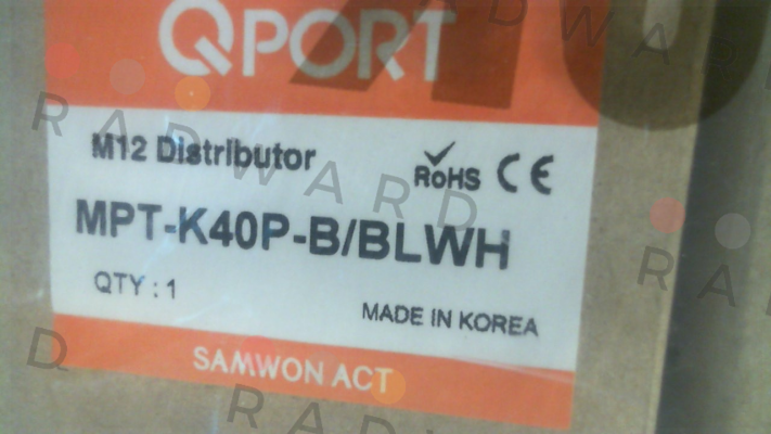 MPT-K40P-B/BLWH Samwon