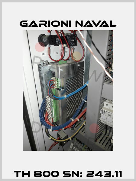 TH 800 SN: 243.11 Garioni Naval