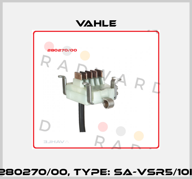 P/n: 0280270/00, Type: SA-VSR5/10H-1000 Vahle
