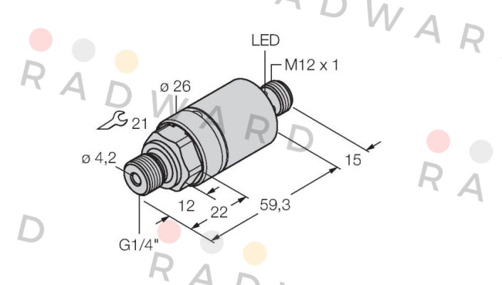 PC001R-204-2UPN8X-H1141 Turck