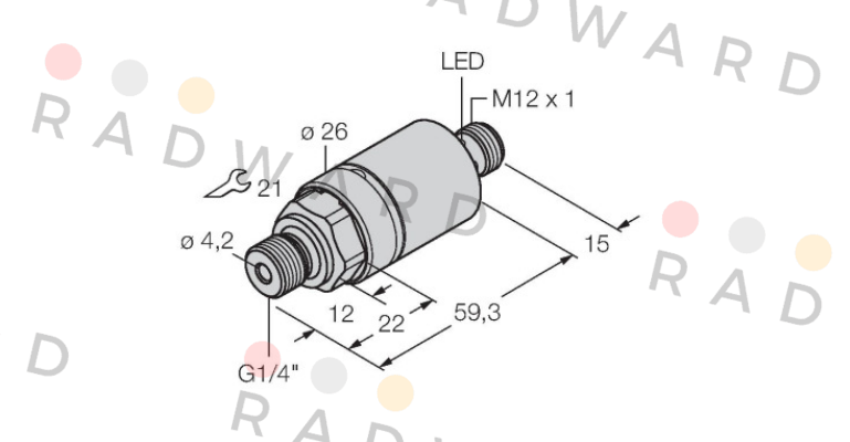 PC003V-204-2UPN8X-H1141 Turck