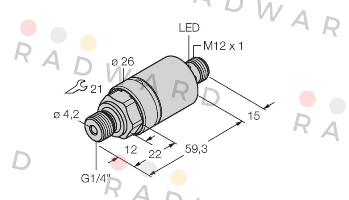 PC025V-204-2UPN8X-H1141 Turck