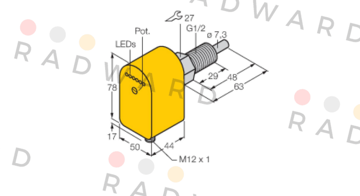 FCS-GL1/2A4P-LIX-H1141 Turck