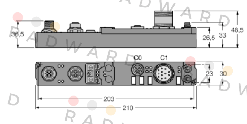 p/n: 6824445, Type: SDPB-10S-1001 Turck