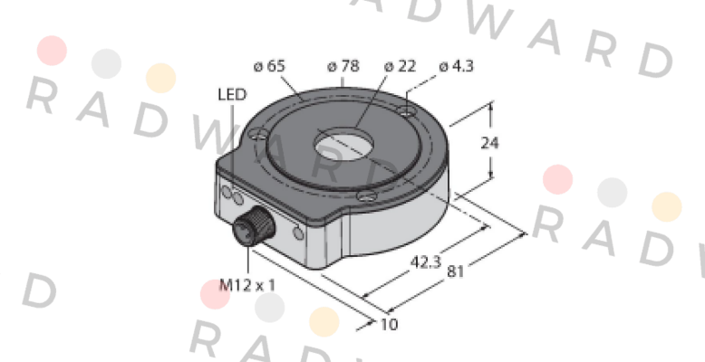 RI360P0-EQR24M0-INCRX2-H1181 Turck