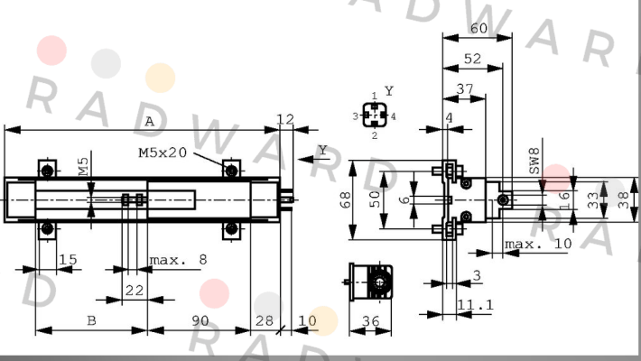 P/N: 400025305 Type: TLH-0130 Novotechnik