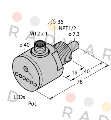 FCS-N1/2A4-AN8X-H1141 Turck