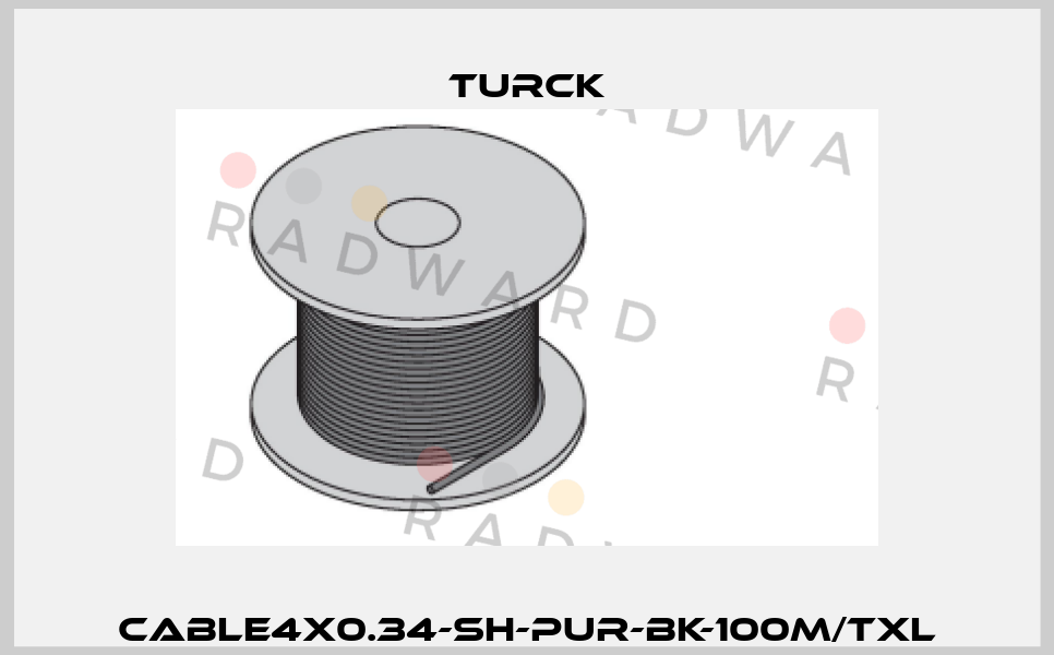 CABLE4X0.34-SH-PUR-BK-100M/TXL Turck