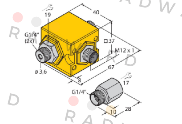 FCIC-G1/4A4P-LIL-H1141/2.0 Turck
