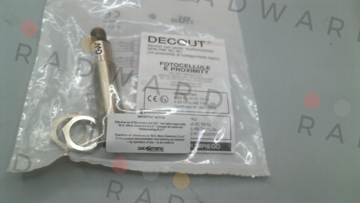 MS4/00-1H Micro Detectors / Diell (now Datasensing)