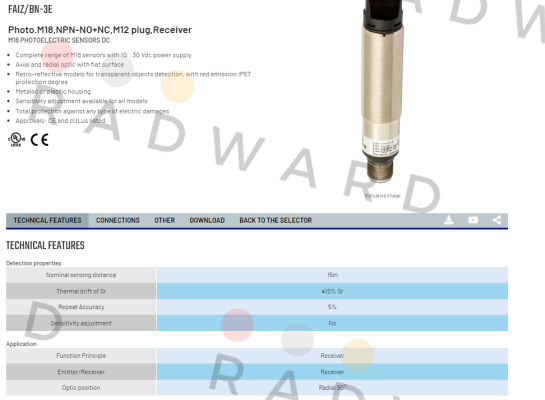 FAIZ/BN-3E Micro Detectors / Diell (now Datasensing)