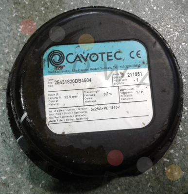 28431820DB4504 Cavotec