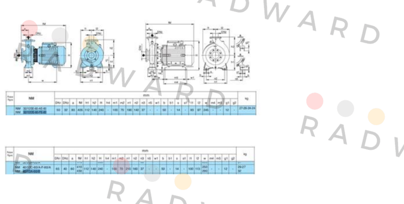 NM 32/12 FE-60 380V-60Hz R3-X7X72Z7  Calpeda