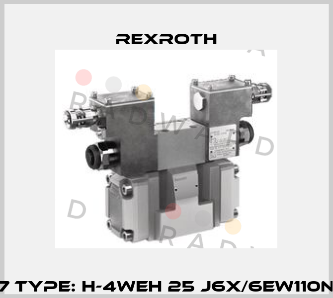 P/N: R900751957 Type: H-4WEH 25 J6X/6EW110N9ETS2K4/B10D3 Rexroth