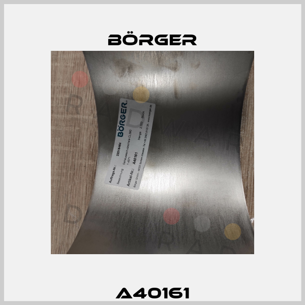 A40161 Börger