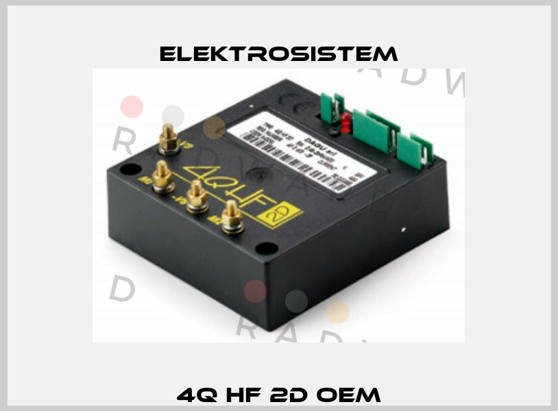 4Q HF 2D OEM Elektrosistem