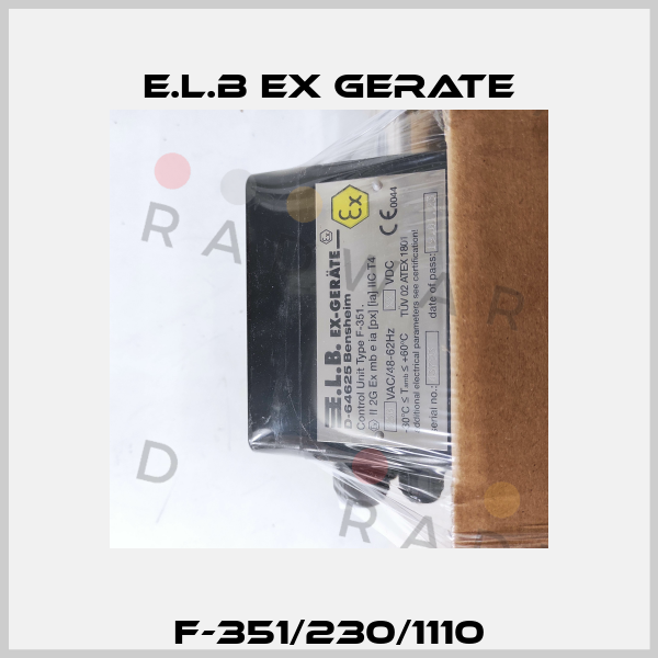 F-351/230/1110 E.L.B Ex Gerate