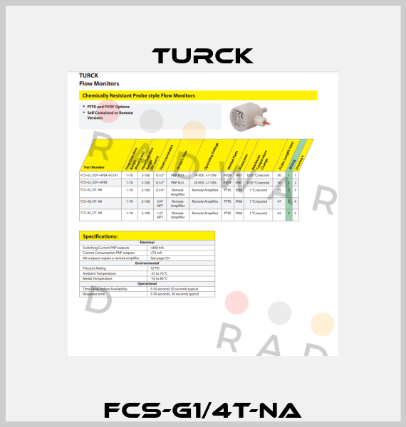 FCS-G1/4T-NA Turck