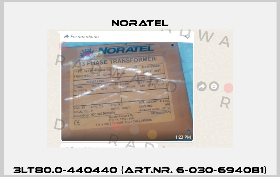 3LT80.0-440440 (Art.Nr. 6-030-694081) Noratel