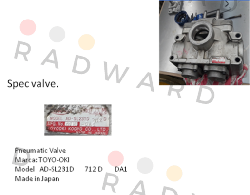 AD-SL231D-712D-DA1  JTEKT FLUID POWER SYSTEMS CORPORATION (ex. Toyooki)