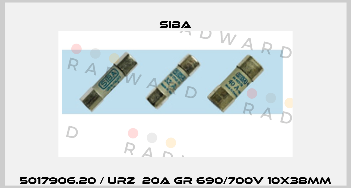 5017906.20 / URZ  20A gR 690/700V 10x38mm Siba