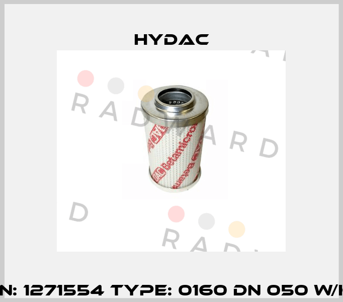 P/N: 1271554 Type: 0160 DN 050 W/HC Hydac