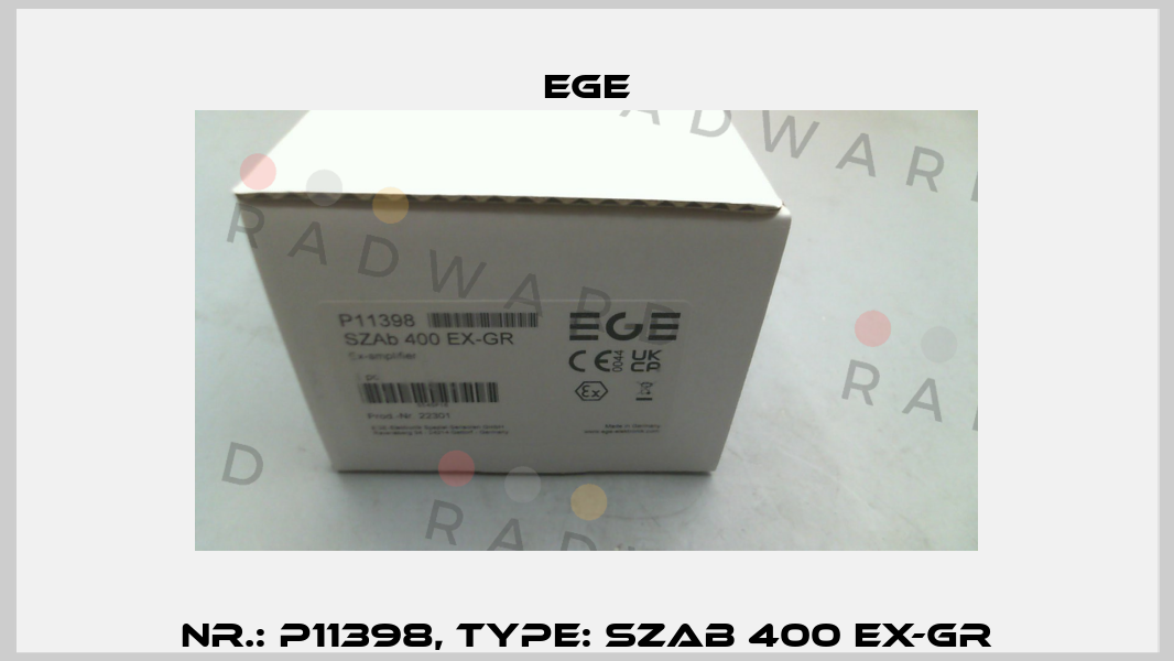 Nr.: P11398, Type: SZAb 400 Ex-GR Ege