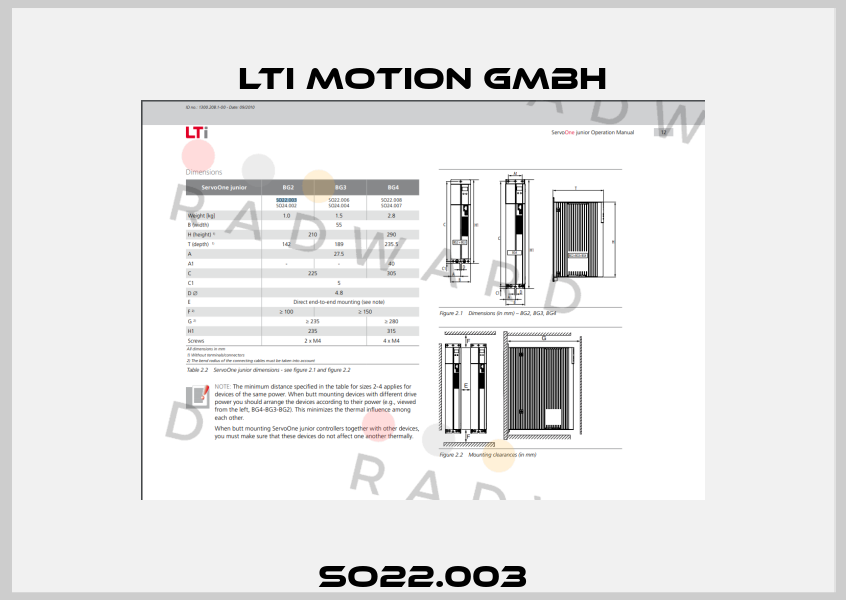 SO22.003 LTI Motion GmbH