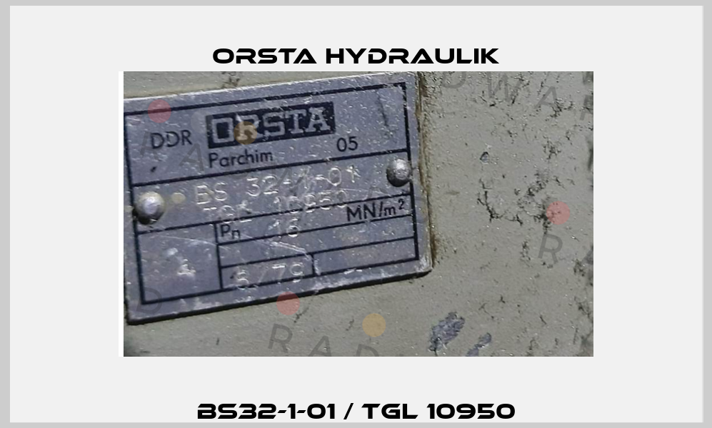 BS32-1-01 / TGL 10950 Orsta Hydraulik
