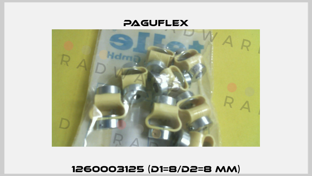 1260003125 (d1=8/d2=8 mm) Paguflex