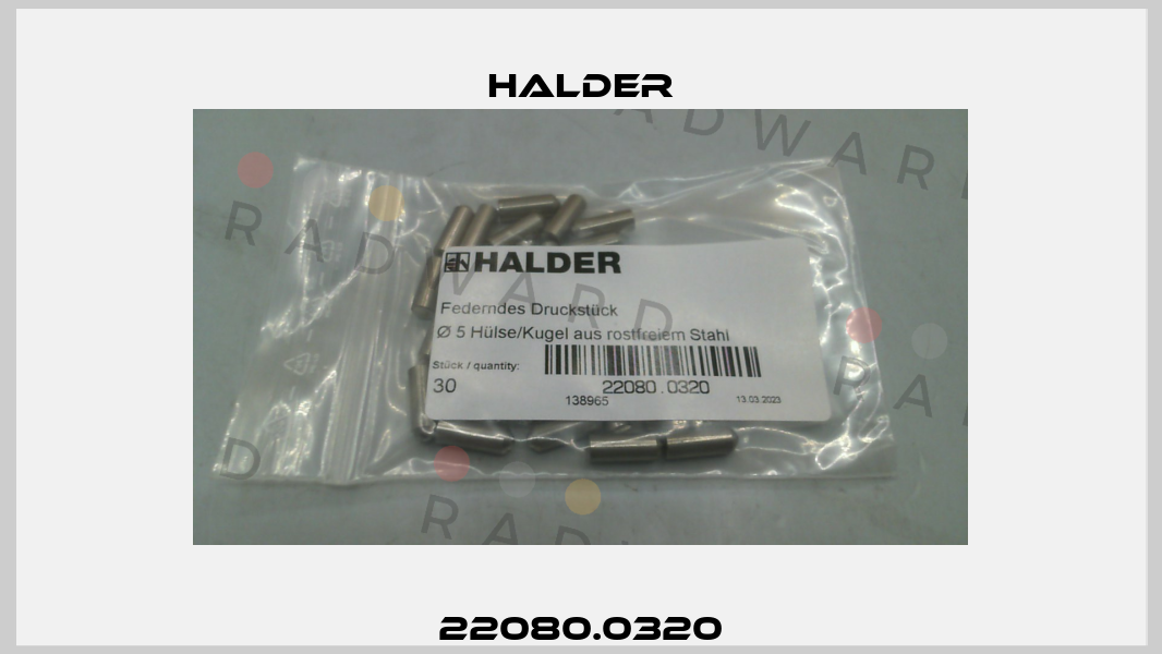 22080.0320 Halder