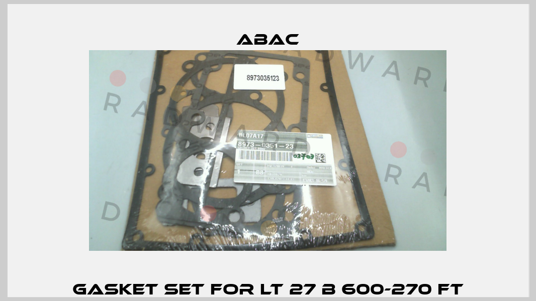 gasket set for LT 27 B 600-270 FT ABAC