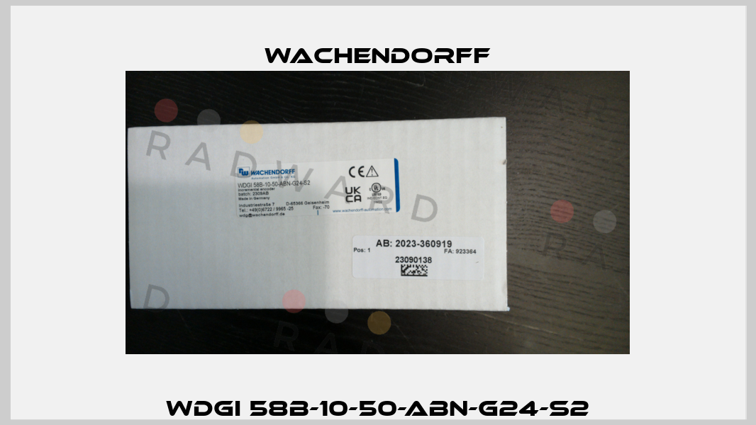 WDGI 58B-10-50-ABN-G24-S2 Wachendorff