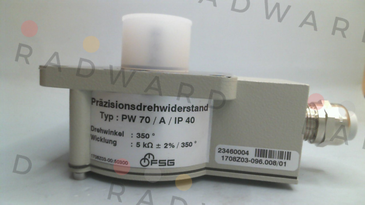 1708Z03-096.008, Type PW70A FSG Fernsteuergeräte