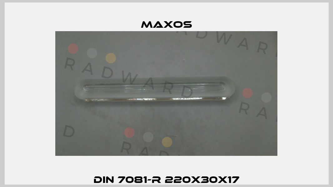 DIN 7081-R 220x30x17 Maxos