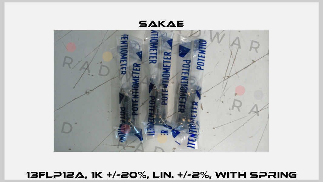 13FLP12A, 1K +/-20%, lin. +/-2%, with spring Sakae