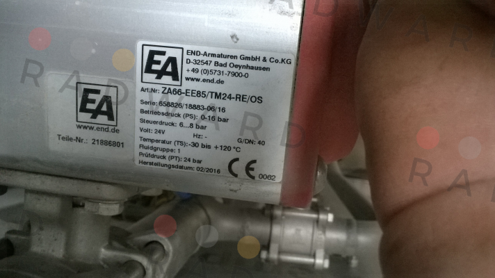 ZA66-EE85/TM24-RE/OS End Armaturen