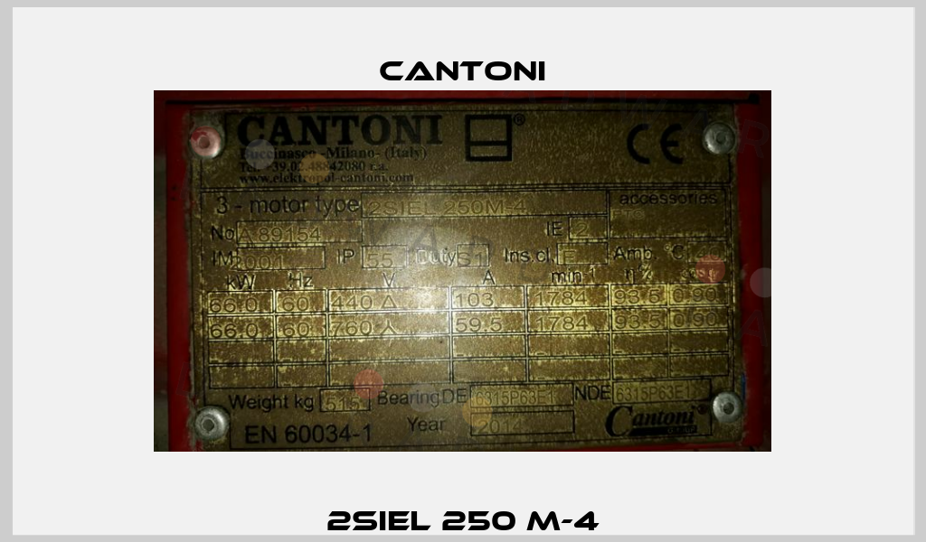 2SIEL 250 M-4 Cantoni