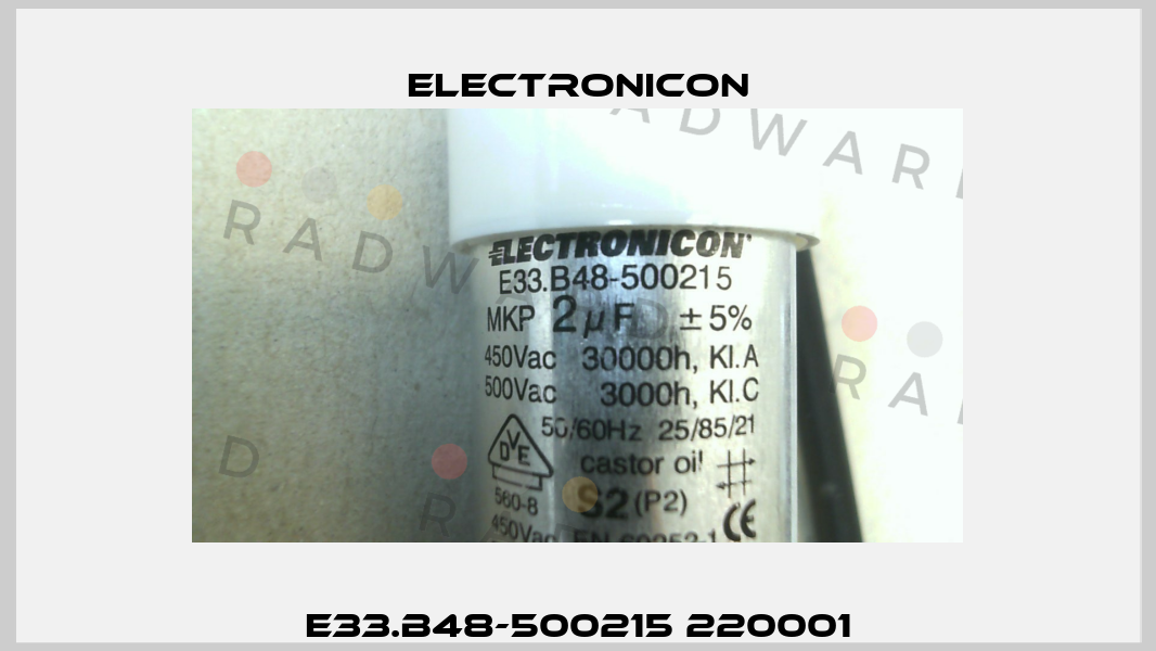 E33.B48-500215 220001 Electronicon