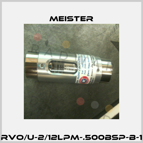 RVO/U-2/12LPM-.500BSP-B-1 Meister