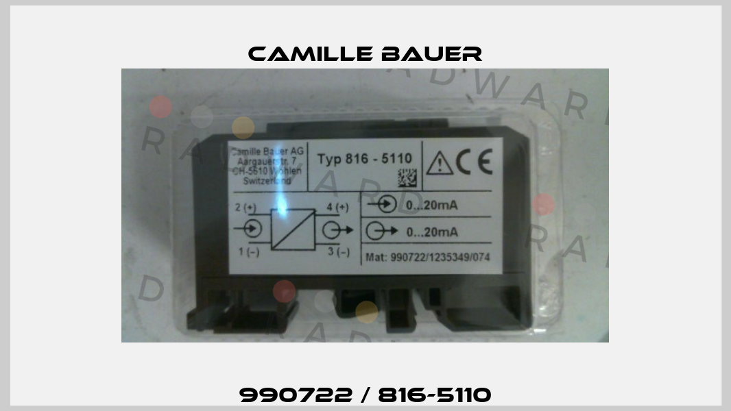 990722 / 816-5110 Camille Bauer