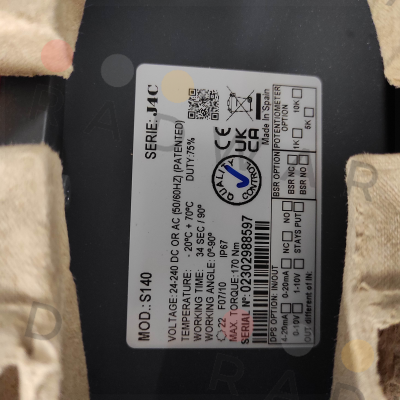 P/N: S4C000509, Type: J4C-S140 F07/F10 22mm J+J Automation