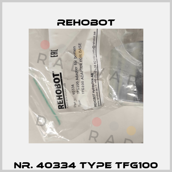 Nr. 40334 Type TFG100 Rehobot