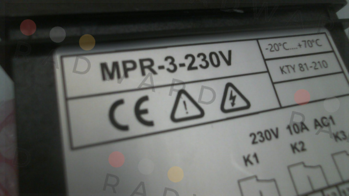 MPR-3 230V Welba